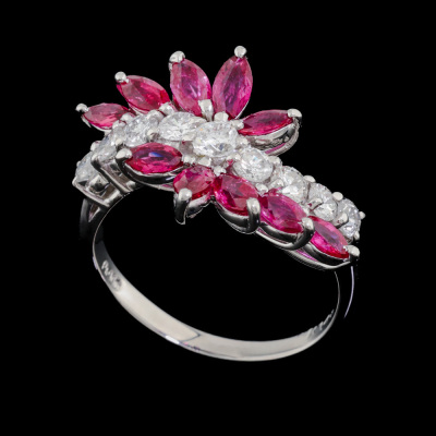 1.48ct Ruby & 0.71ct Diamond Ring - 5
