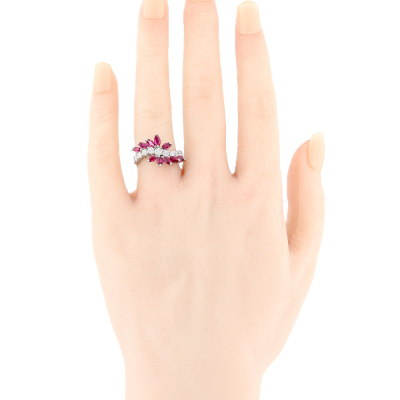 1.48ct Ruby & 0.71ct Diamond Ring - 6