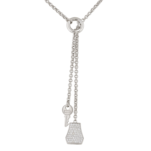 Hermes Kelly Clochette Necklace, Small Model