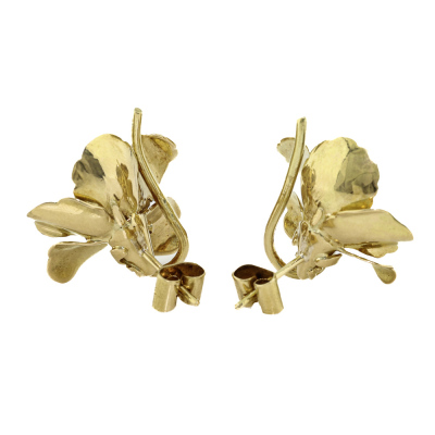 1.60ct Pink Tourmaline Flora Earrings - 3