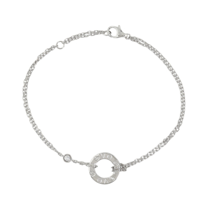 Cartier Love Diamond Bracelet on Chain