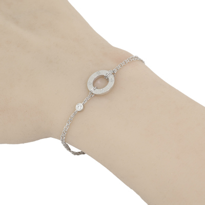 Cartier Love Diamond Bracelet on Chain - 4