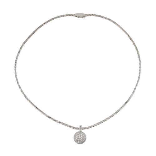 2.80ct Diamond Sphere Pendant