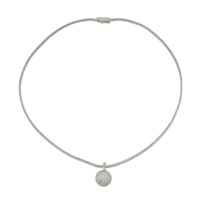 2.80ct Diamond Sphere Pendant