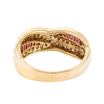 0.84ct Ruby & Diamond Ring - 4