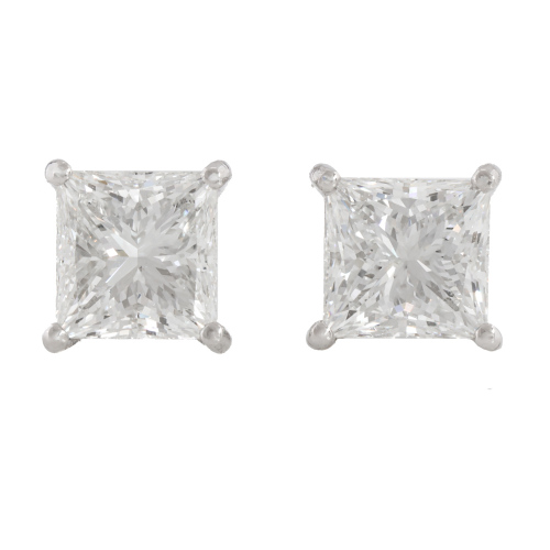 3.02ct Diamond Studs GIA H VS2