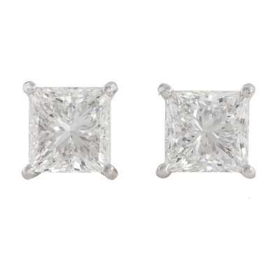 3.02ct Diamond Studs GIA H VS2