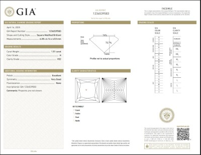 3.02ct Diamond Studs GIA H VS2 - 3