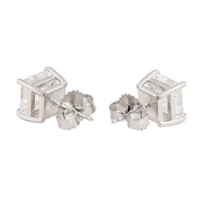 3.02ct Diamond Studs GIA H VS2 - 4