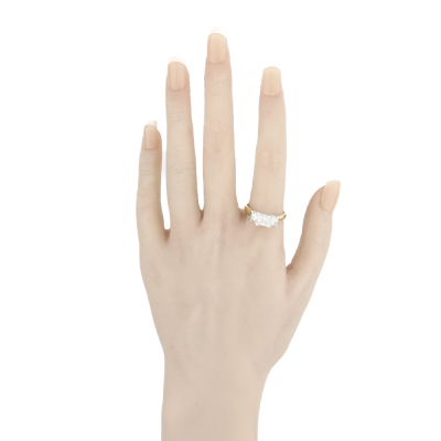 2.00ct Princess Cut Diamond Trilogy Ring - 7