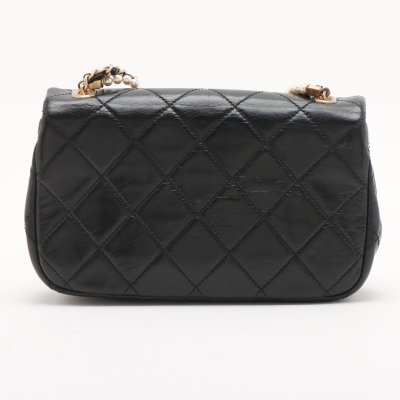 Chanel Mini Crystal Pearls Chain Flap Bag - 13