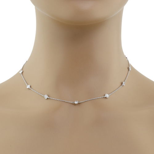 Tiffany & Co Diamonds By The Yard Necklace, 11 Diamonds