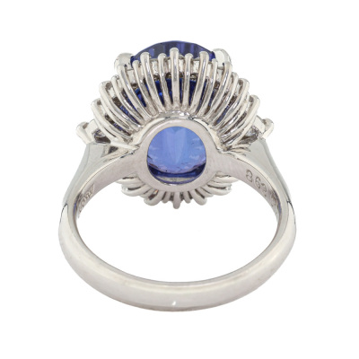 8.63ct Tanzanite and Diamond Ring - 5