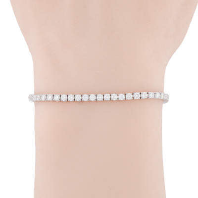 3.87ct Diamond Tennis Bracelet - 5