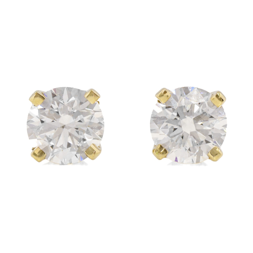 0.63ct Diamond Studs GIA F IF