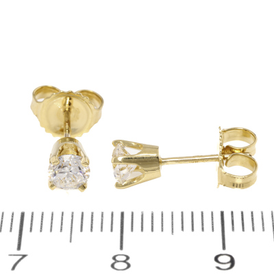 0.63ct Diamond Studs GIA F IF - 2