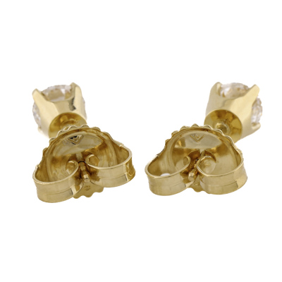 0.63ct Diamond Studs GIA F IF - 4