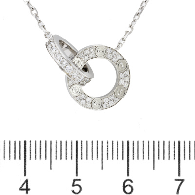 Cartier Love Diamond Pendant - 2