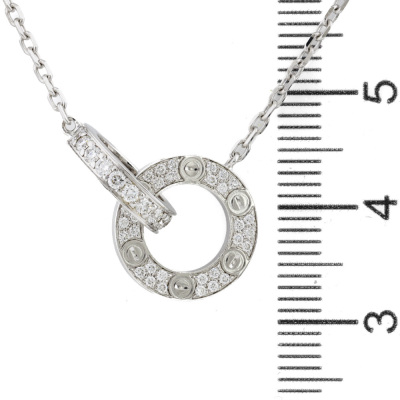 Cartier Love Diamond Pendant - 3