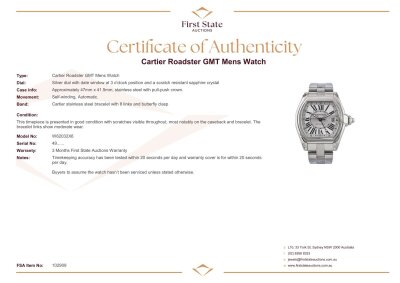 Cartier Roadster GMT Mens Watch - 2