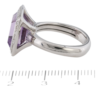6.50ct Amethyst & Diamond Ring - 3