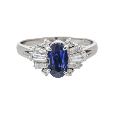 2.28ct Unheated Madagascan Sapphire Ring GIA