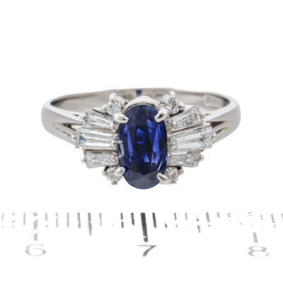 2.28ct Unheated Madagascan Sapphire Ring GIA - 2
