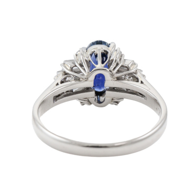 2.28ct Unheated Madagascan Sapphire Ring GIA - 5