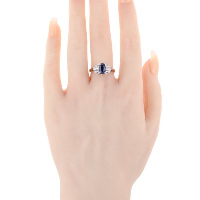 2.28ct Unheated Madagascan Sapphire Ring GIA - 7