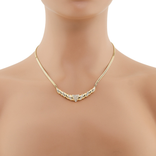 1.15ct Diamond Necklace, 18ct Gold 20.9g