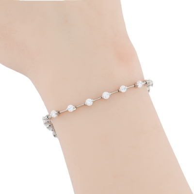 3.02ct Diamond Bracelet - 7