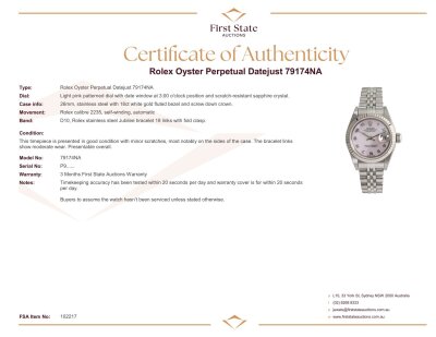 Rolex Oyster Perpetual Datejust 79174NA - 4