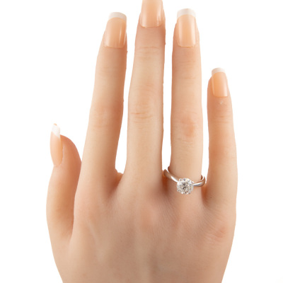 1.70ct Diamond Solitaire Ring GIA F VVS1 - 6