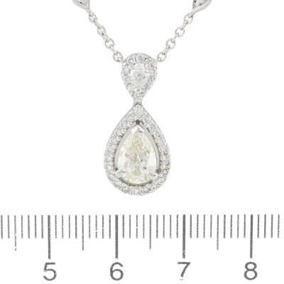 1.01ct Centre Diamond Necklace - 2