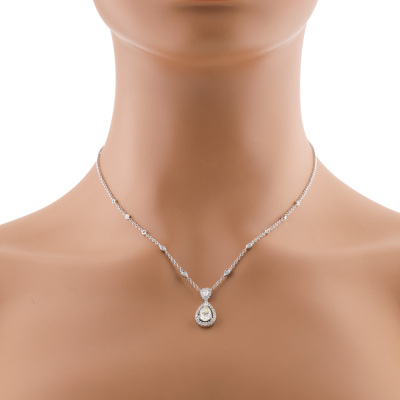 1.01ct Centre Diamond Necklace - 6