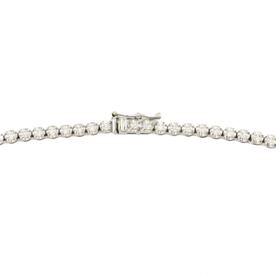 6.00ct Diamond Tennis Opera Length Necklace - 3