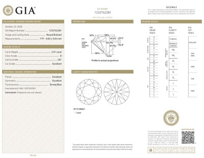 2.01ct Loose Diamond GIA D VS1 - 2