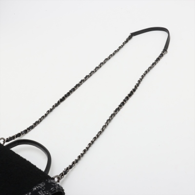 Chanel Tweed CC Top Handle Bag - 16