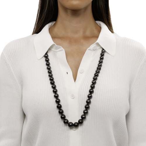 14.3mm - 12.0mm Tahitian Pearl Necklace