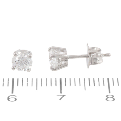 0.67ct Diamond Studs GIA D VS1 - 2