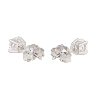 0.67ct Diamond Studs GIA D VS1 - 4