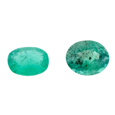 Parcel 2.36ct & 3.25ct Loose Emeralds