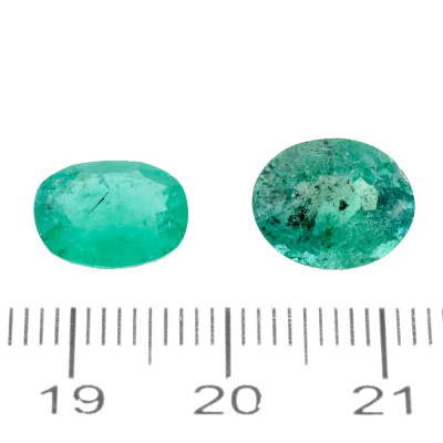 Parcel 2.36ct & 3.25ct Loose Emeralds - 2