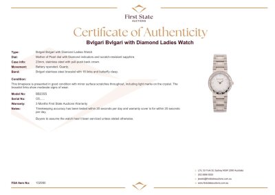 Bvlgari Bvlgari with Diamond Ladies Watch - 4