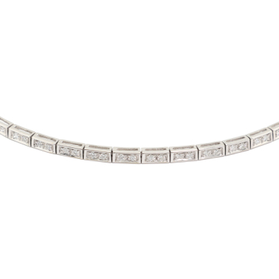 1.24ct Diamond Necklace, 18ct Gold 27.1g - 3