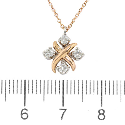 Tiffany & Co Jean Schlumberger Diamond Pendant - 2