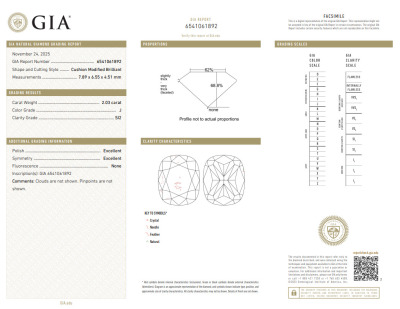 4.04ct Pair of Loose Diamonds GIA J SI2 - 3