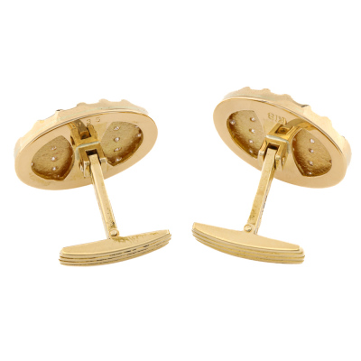 0.70ct Diamond Cufflinks, 18ct 16.1g - 3