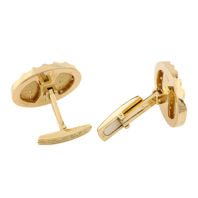 0.70ct Diamond Cufflinks, 18ct 16.1g - 5