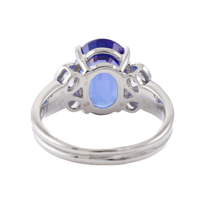 5.80ct Tanzanite & Diamond Ring - 4